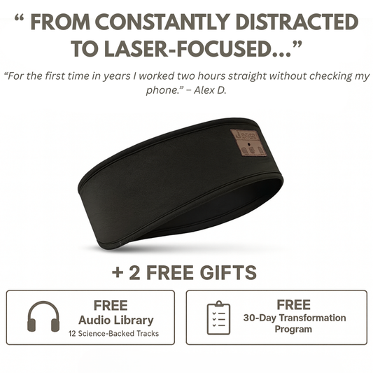 Focus Bluetooth Headband   30-Day Deep Focus Transformation Kit